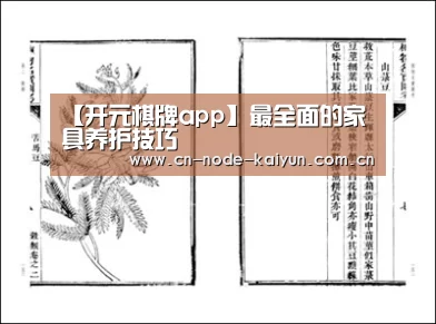 【开元棋牌app】最全面的家具养护技巧(图1) 开元棋牌电脑版